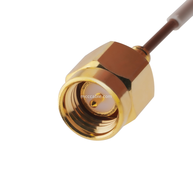 0,047 ημι άκαμπτος 5G πείθει το αρσενικό ευθύ βούλωμα Te 1996771-1 Sma καλωδίων σε Smpm ο θηλυκός Jack