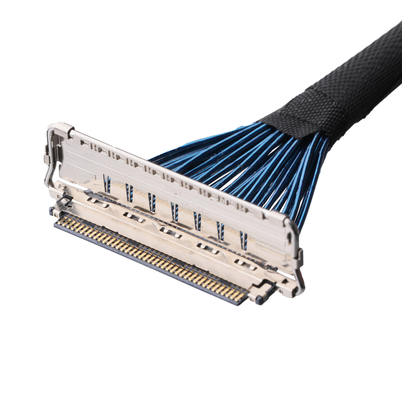 IDC CABLE 20679 20729 Σειρά 20679-050T-01 50P 0.4mm Στροφή Οριζόντια Ζευγάρωση Μινιατούρα Κοαξιακό Καλώδιο προσαρμόστε