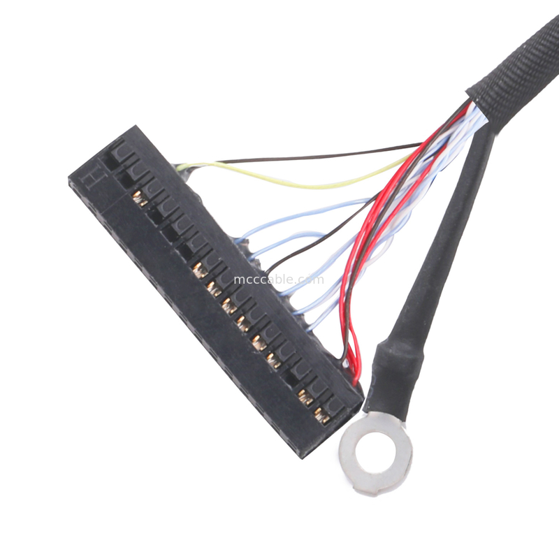 Καλώδιο edp lvds Στροφή 0,5 mm Συγκρότημα κοακσιακού καλωδίου Πρωτότυπο κύκλωμα τράβηξης σώματος ή μίμηση