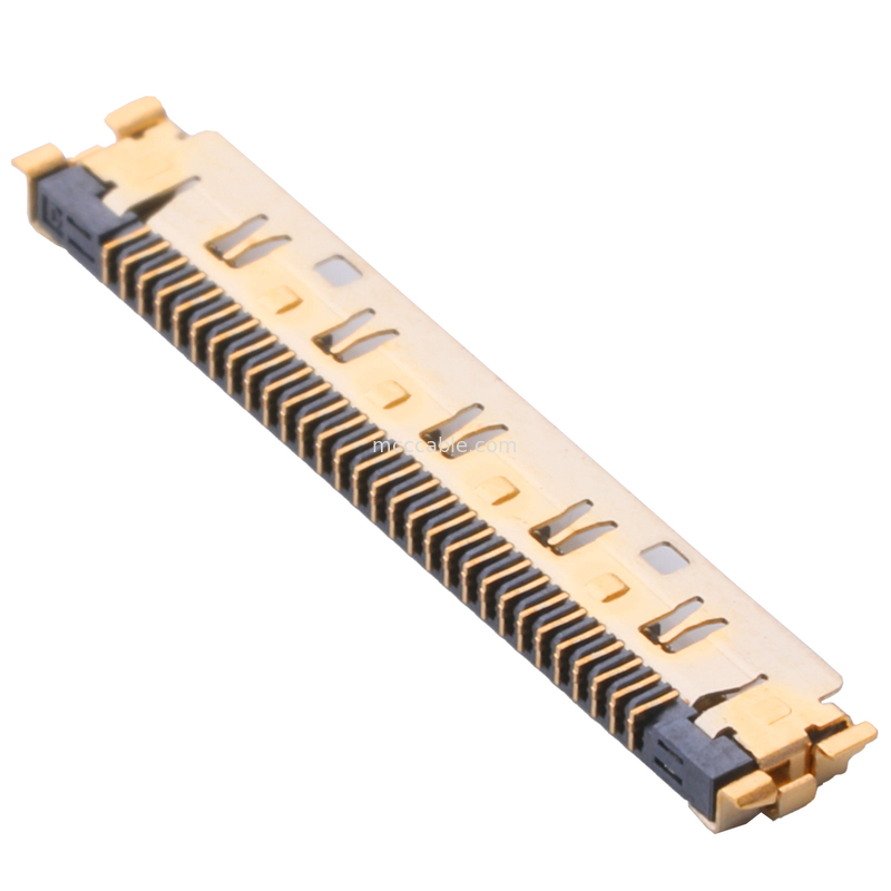 Η δεκαετία του '30 Lvds 30 καλώδιο 0.4mm DF81 30P SHL συνδετήρων καρφιτσών πίσσα στο μικροϋπολογιστή ομοαξονικό
