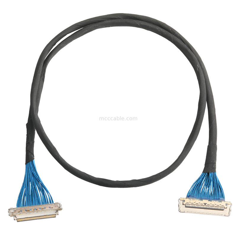 40P EDP καλώδιο 20679-040T-01 0.4mm Στροφή οριζόντιος τύπος ζευγαρώματος Προσαρμόστε OEM / ODM ROHS