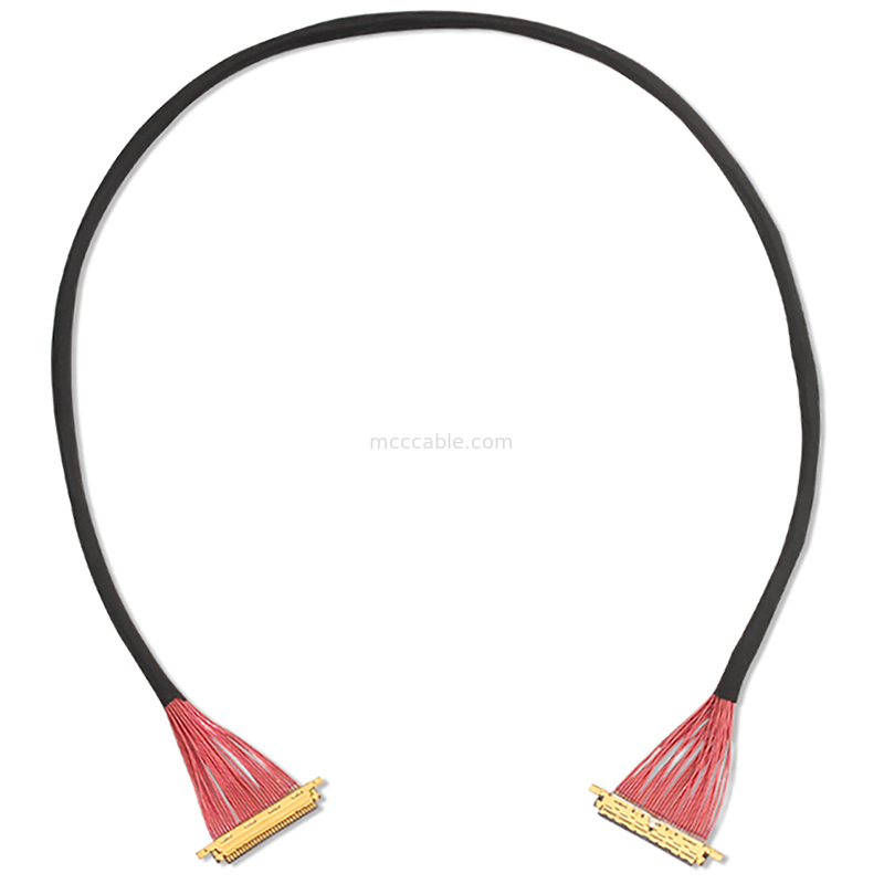 SGC EDP LVDS Κοαξιακό καλώδιο 0,5mm Στροφή 20453-330t-13 έως 20453-340t-13 30P 40P προσαρμόστε OEM / ODM