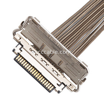 0.4mm πισσών LVDS ΠΛΗΡΟΦΟΡΙΚΌΣ καλωδίων ι- 20679-20p συνδετήρας επίδειξης lvds μικροϋπολογιστών ομοαξονικός