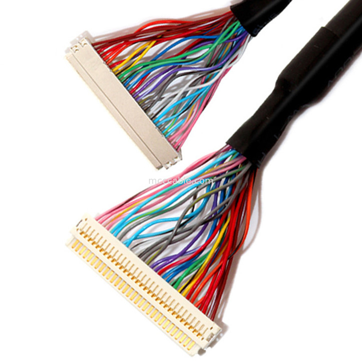 Συνέλευση καλωδίων ΩΡΩΝ 30PIN LVDS επέκτασης, η df19-δεκαετία του '30 στο ιδιαίτερο καλώδιο Lvds καλωδίων της df19-δεκαετίας του '30