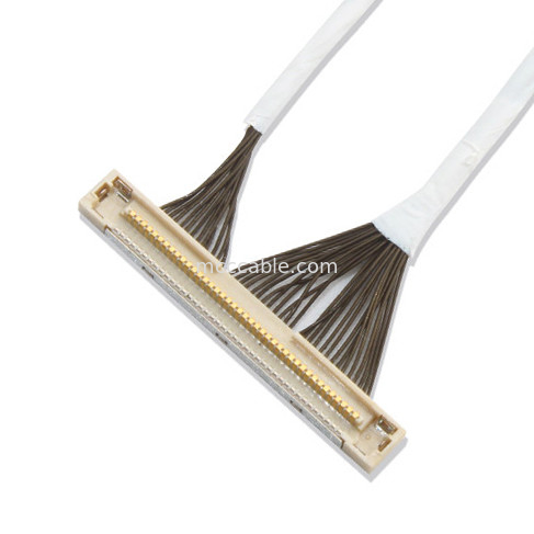 46 ο μικροϋπολογιστής AWG AWG 42 πείθει το συνδετήρα επίδειξης μήκους καλωδίων DF36 40P 0.4SD 150MM lvds