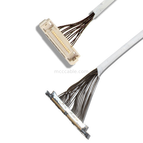46 ο μικροϋπολογιστής AWG AWG 42 πείθει το συνδετήρα επίδειξης μήκους καλωδίων DF36 40P 0.4SD 150MM lvds