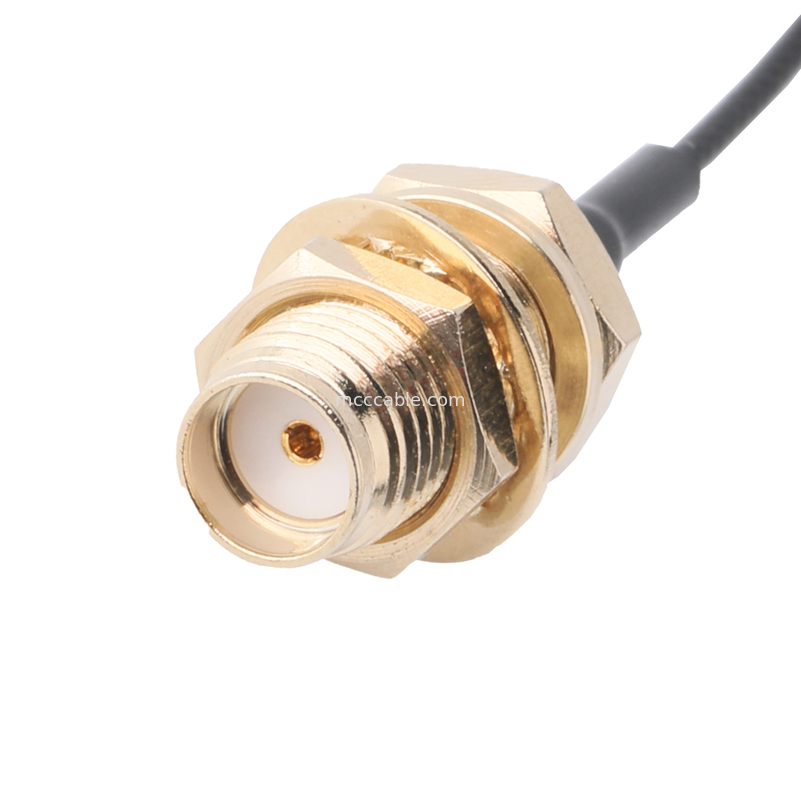 Συνδετήρες OEM ODM RF Coaxial Cable Connector Adapter SMA-F-Jack σε προσαρμοσμένη πρίζα