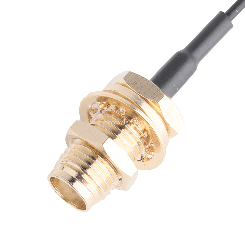 Συνδετήρες OEM ODM RF Coaxial Cable Connector Adapter SMA-F-Jack σε προσαρμοσμένη πρίζα