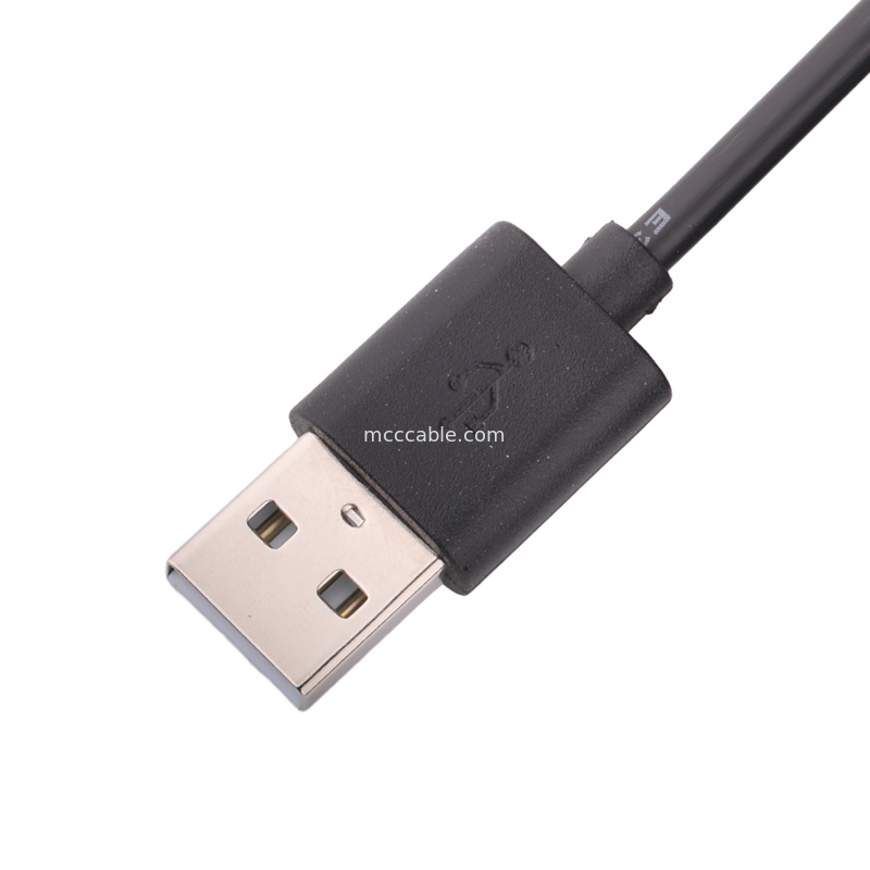 Μαγνητικός σύνδεσμος με USB 2.0 A / M 4p Ld Penatural Hf White Pvc 45p Rohs