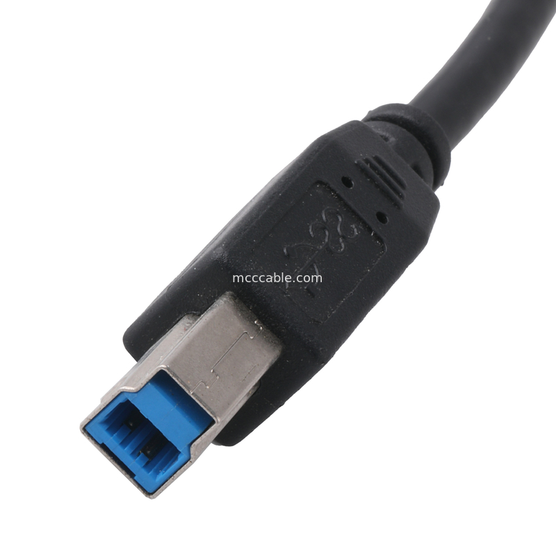 Συνδέτης καλωδίου εκτυπωτή Plug and Play USB 3.0 B αρσενικό προς θηλυκό USB 3.0 Bm προς Bf