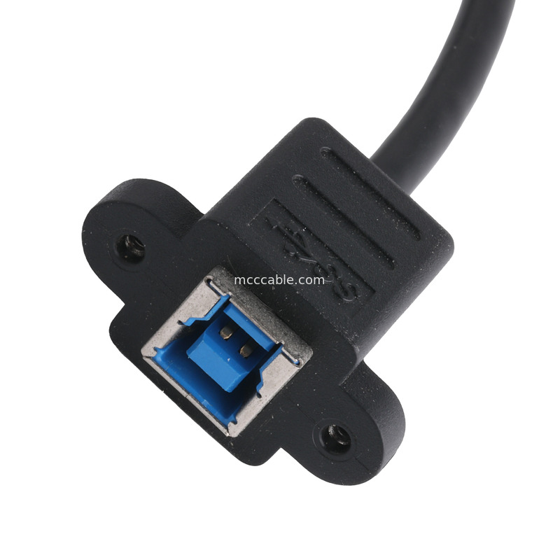 Συνδέτης καλωδίου εκτυπωτή Plug and Play USB 3.0 B αρσενικό προς θηλυκό USB 3.0 Bm προς Bf