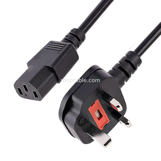 Bs 1363 έως C13 Ηλεκτρικό καλώδιο για θερμαντήρες νερού