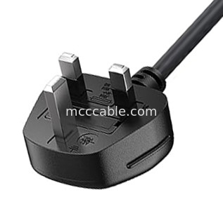 C13 To Uk Plug Power Cord Bs1363 18awg 250v μήκος Κατάλληλο για τους περισσότερους υπολογιστές, εκτυπωτές και άλλες συσκευές