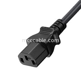 C13 To Uk Plug Power Cord Bs1363 18awg 250v μήκος Κατάλληλο για τους περισσότερους υπολογιστές, εκτυπωτές και άλλες συσκευές