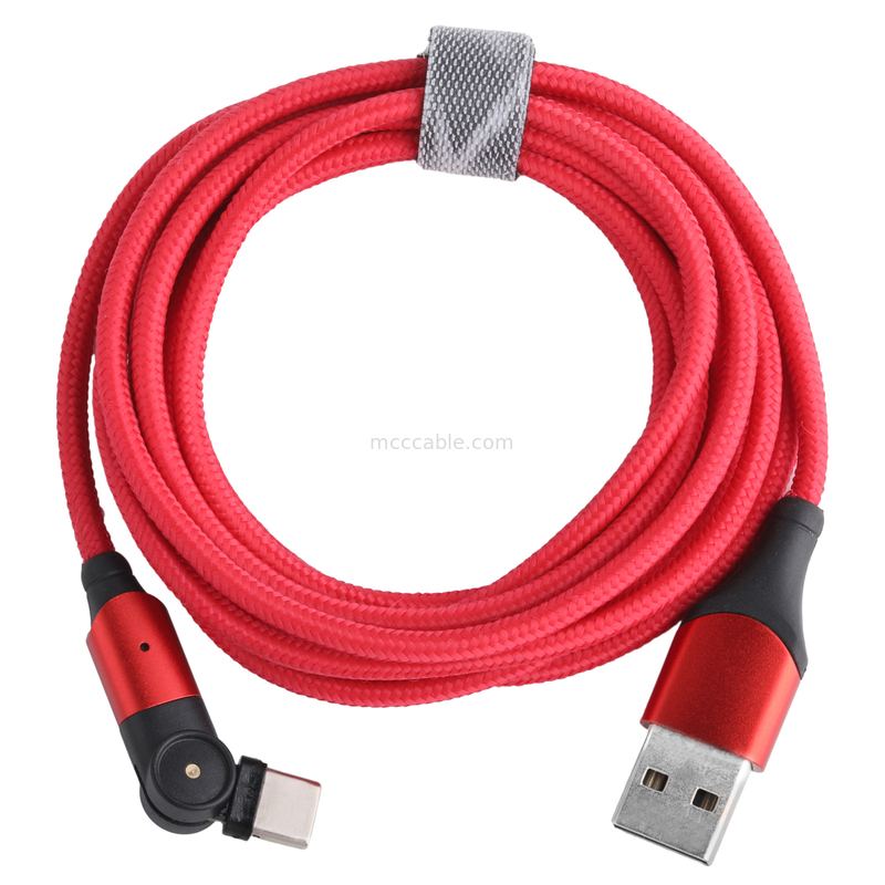 180 μοίρες περιστροφή USB 3.0 Τύπος Α έως Τύπος C Καλώδιο 1.5m Αλουμινίου Shell φόρτιση