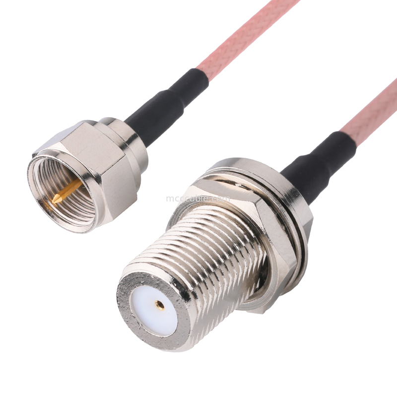 RG179 Κοακσιακό καλώδιο 75 Ωμ TE 5415226-1 προς AMPHENOL CONNEX 222114-10