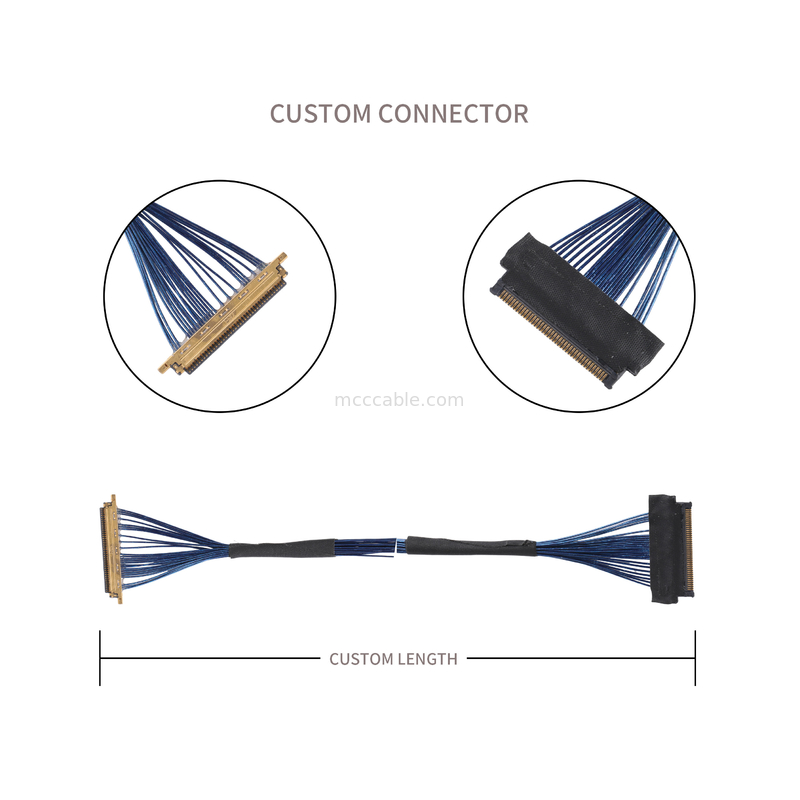 Lvds JAE Micro Coaxial Cable FI JT40C CSH1 έως HD1P040MA1 Για χρήση σε συσκευές εικονικής πραγματικότητας