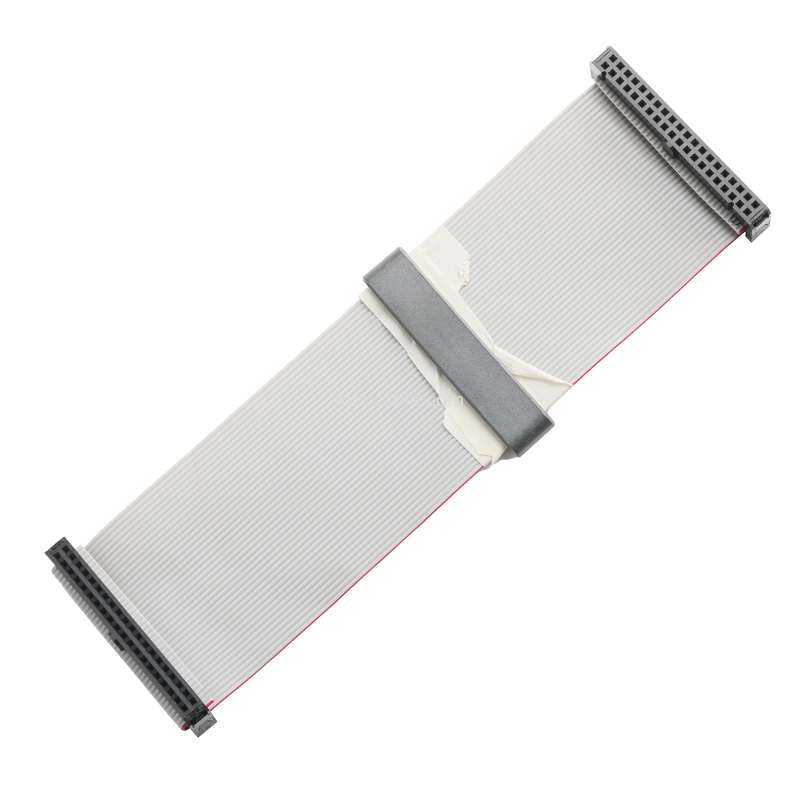 IDC FC-2*20P 40Pin 2,54mm διάσταση Μαύρο PBT+G/F UL2651 28AWG Idc Flat Ribbon Cable 1,27mm διάσταση OEM/ODM