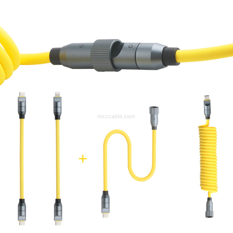 Micro Coaxial USB 4.0 Thunderbolt 4 καλώδιο με 240W φόρτιση και αστραφτερή ταχύτητα μεταφοράς δεδομένων 40Gbps