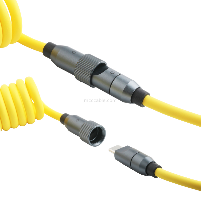 Micro Coaxial USB 4.0 Thunderbolt 4 καλώδιο με 240W φόρτιση και αστραφτερή ταχύτητα μεταφοράς δεδομένων 40Gbps