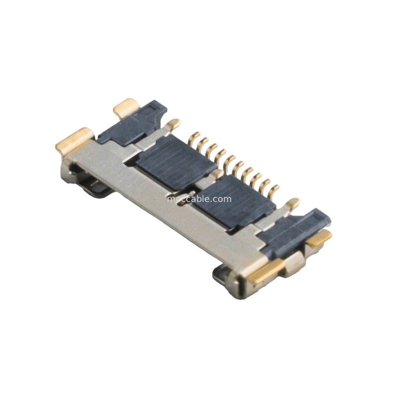 20633 Σειρά 20Gbps/ Lane 20525-210E-02 Micro Coaxial Connector 0,4mm Πίτσα Πλάκα Τελικά καθίσματα