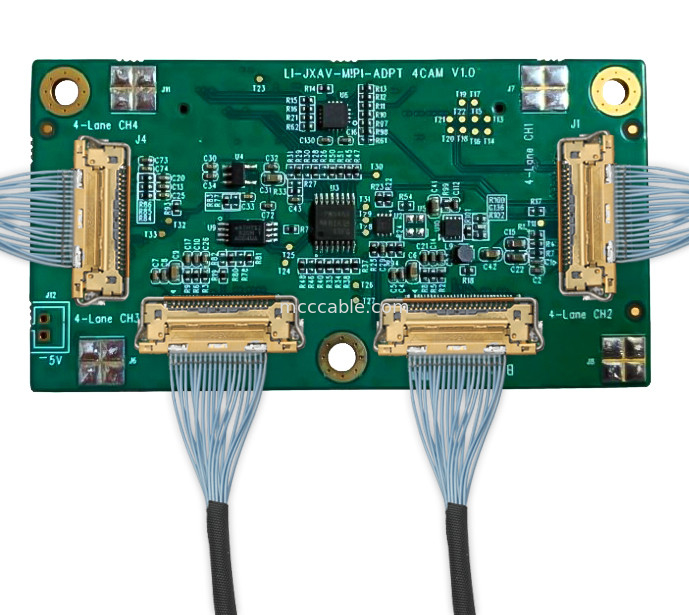 Βιομηχανικές κάμερες Δρόνοι LI-IMX290-MIPI 20525-030E-02 Micro Coaxial Connector Assembly 20Gbps/ Lane