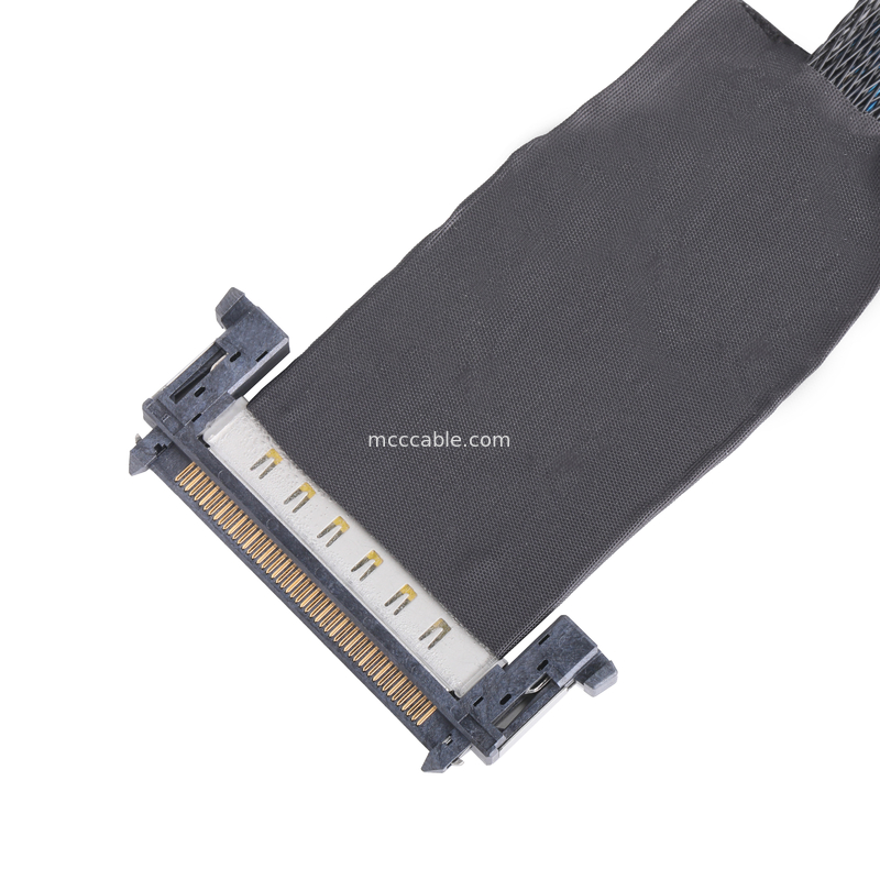 Ομοαξονικός LVDS JAE ΠΛΗΡΟΦΟΡΙΚΌΣ συνδετήρας OD 0.35mm καλωδίων AWG40 σειράς με ROHS