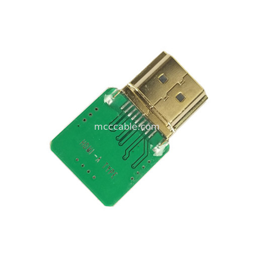Συνδετήρες 20525-020E-02 για τον τύπο Hdmi Adapter καλωδίου Hdmi Straight Head Hdmi-A pitch 0.4mm