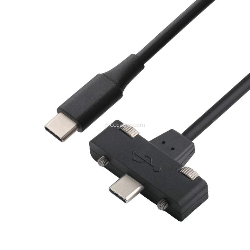 Βιομηχανική Thunderbolt 4 διεπαφή, καλώδιο USB4, ταχύτητα μετάδοσης μέχρι 40Gbps, 240W υπερ-γρήγορη φόρτιση, 8K Ultra
