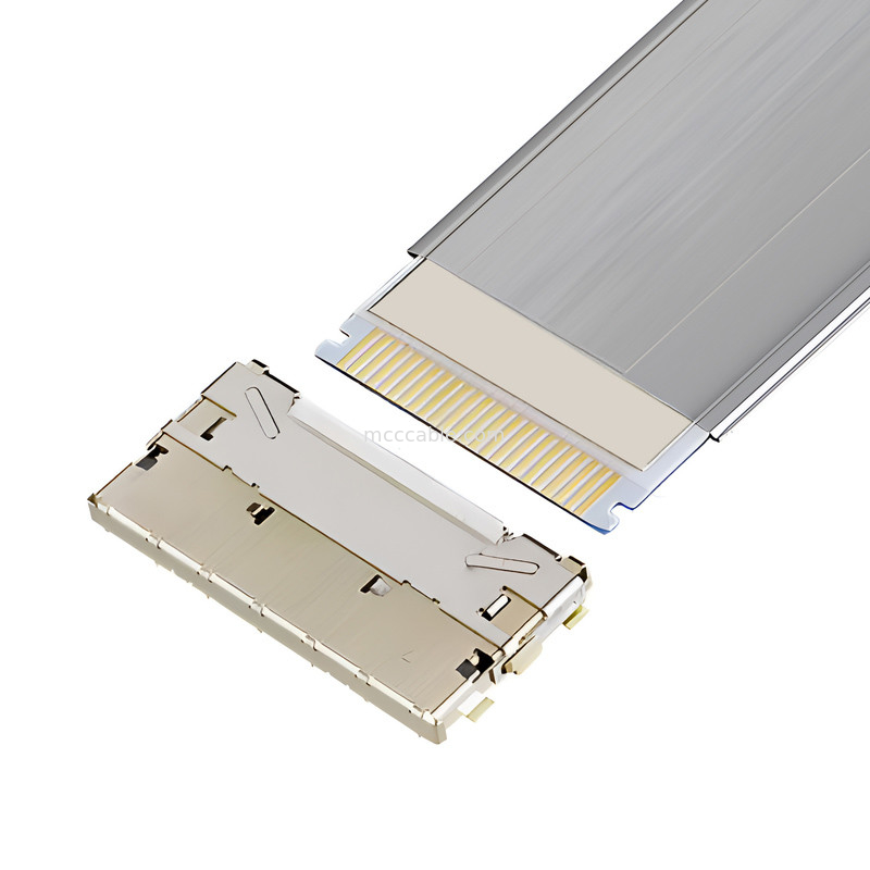 20952-024E-02 0,5 mm Στροφή, πλήρως προστατευμένη, υψηλής ταχύτητας, αυτόματη κλειδαριά, οριζόντια μέτρηση, 0,5 mm προστατευμένη στροφή FFC/FPC