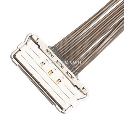 0.4mm πισσών LVDS ΠΛΗΡΟΦΟΡΙΚΌΣ καλωδίων ι- 20679-20p συνδετήρας επίδειξης lvds μικροϋπολογιστών ομοαξονικός