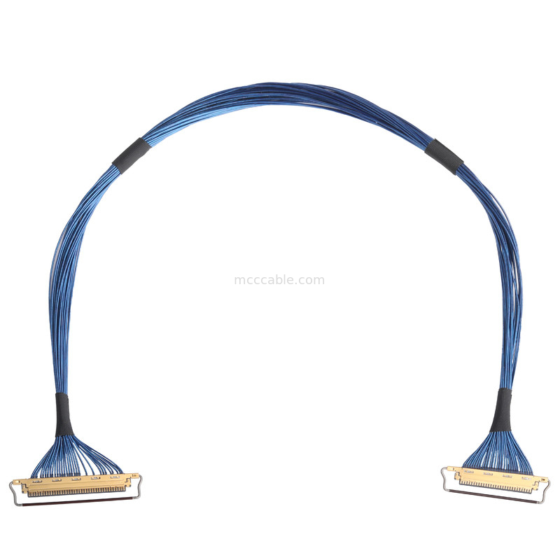 20453-240t-03 έως 20453-230t-03 30P 40P 0.5mm Στροφή 36AWG Συγκρότημα καλωδίων Lvds