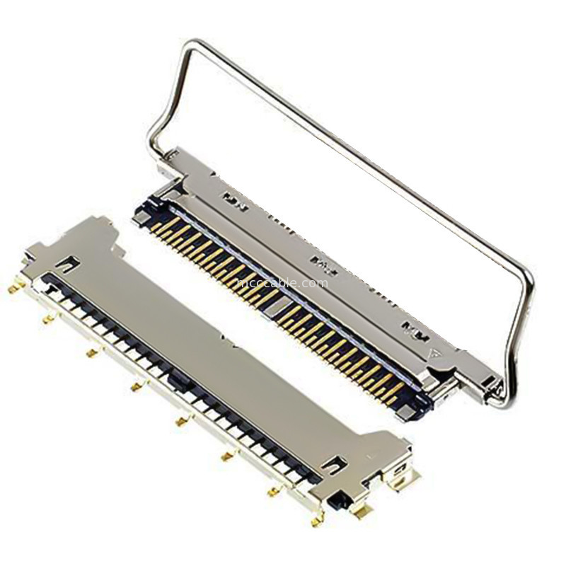 40P καλώδιο χωρίς κάλυψη 20978-040T-01 40pin lvds συνδετήρα 0,25 mm κλίση, οριζόντιος τύπος ζευγαρώματος