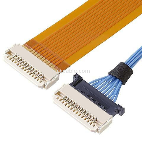 DW5 20597 20598-010T-02 010E-02 Βύσμα υποδοχής 10 ακίδων Micro coaxial καλώδιο