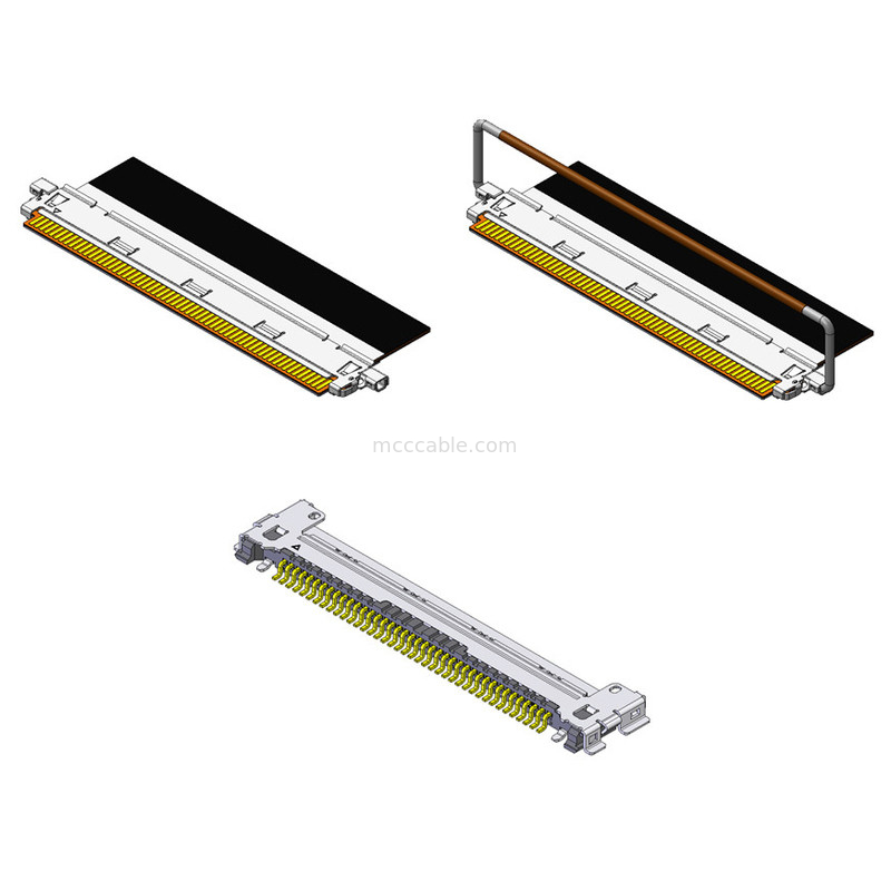 40P Συνδετήρες οχημάτων 20858-040T-01 40Pin Κατεύθυνση ζευγαρώματος οριζόντια