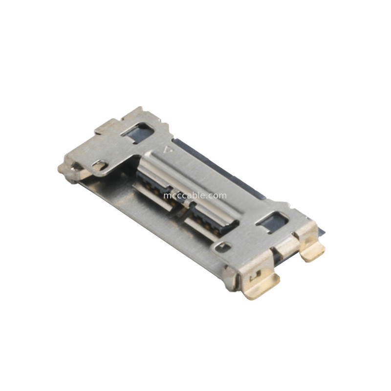 20633 Σειρά 20Gbps/ Lane 20525-210E-02 Micro Coaxial Connector 0,4mm Πίτσα Πλάκα Τελικά καθίσματα