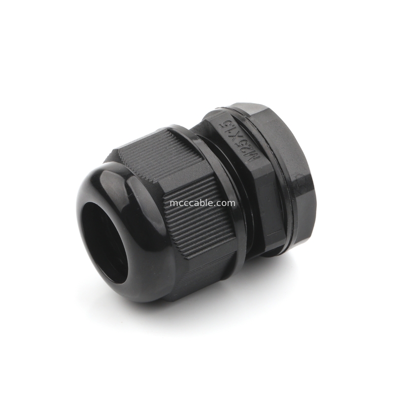 M25 Βιομηχανικό Αδιάβροχο Σύνδεσμο Shell με 3Pin / 4Pin / 6Pin / 7Pin / 8Pin Υποστηρίζει Προσαρμοσμένη επεξεργασία σύρματος OEM / ODM