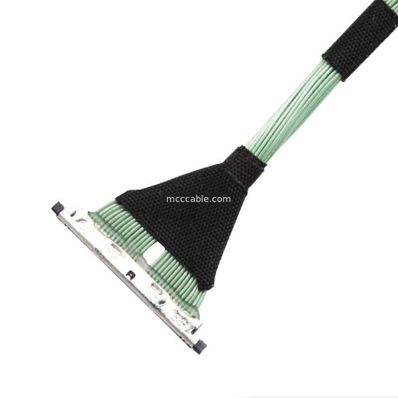 30 Pin Micro Coaxial Lvds EDP καλώδιο  0.3mm Στροφή DF56-30P-0.3SD