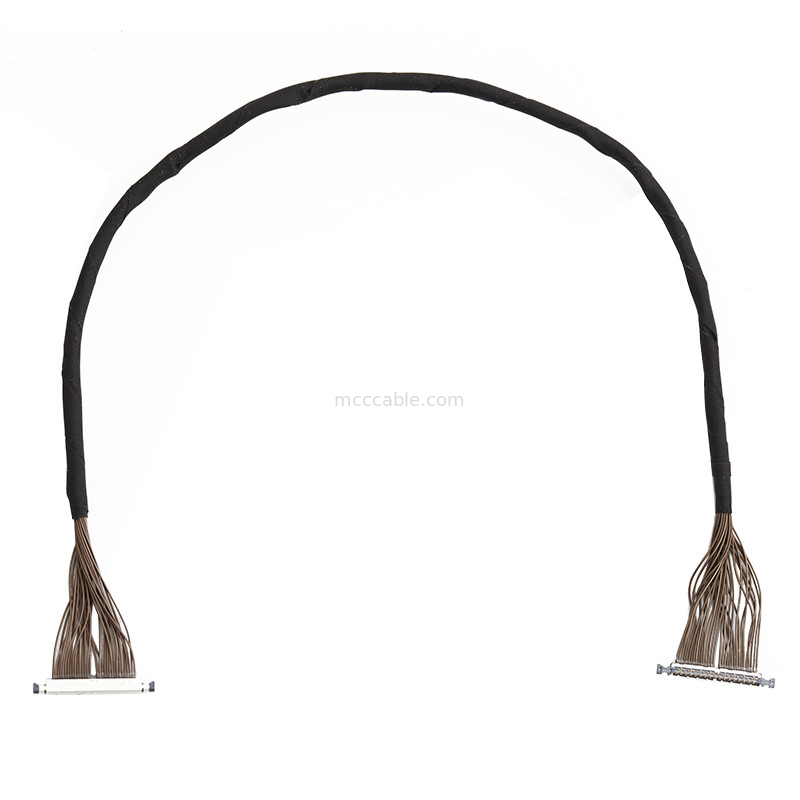 32 Pin Micro Coaxial Cable 0.3mm Pitch 20496-032T-40 Lvds Cable για Drone 32P συνδετήρα