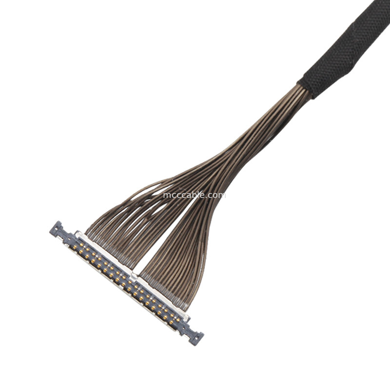 32 Pin Micro Coaxial Cable 0.3mm Pitch 20496-032T-40 Lvds Cable για Drone 32P συνδετήρα