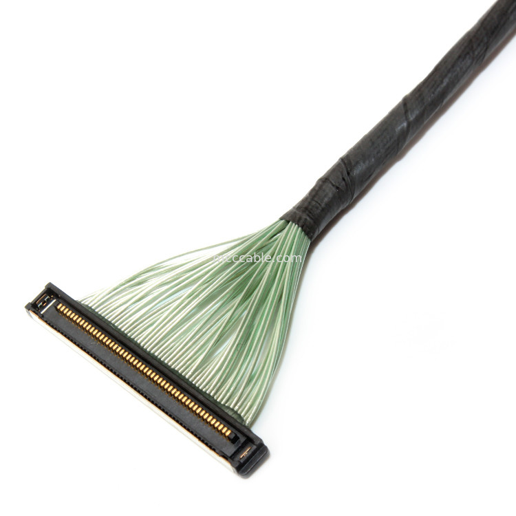50 Pin 20380-R30T-06 LVDS EDP Micro Coaxial Cable Assembly 50P συνδετήρας