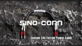Λύση συναρμολόγησης καλωδίου ισχύος 24V 18AWG Ferrule