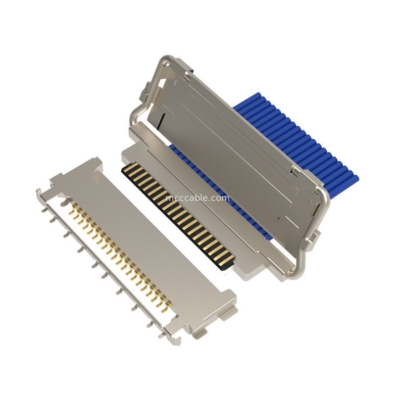 20846-020T-01 0,5 mm κλίση Οριζόντιο σύνδεσμο μικροσυσσωματικού τύπου