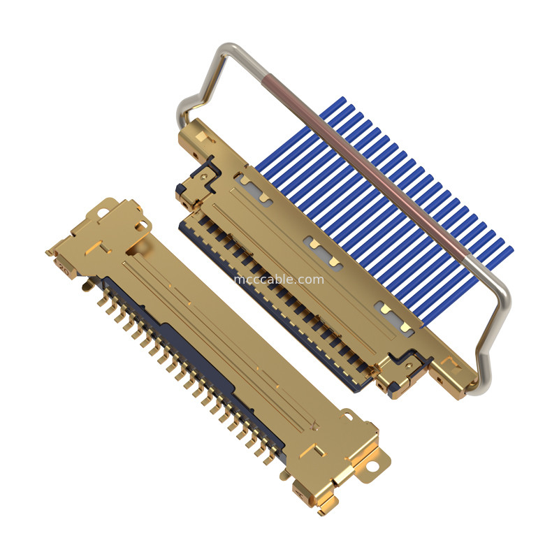 20pin 20453-220T-03 πλήρως προστατευμένο με βάσεις πολλαπλών σημείων για την πρόληψη διαρροής EMI