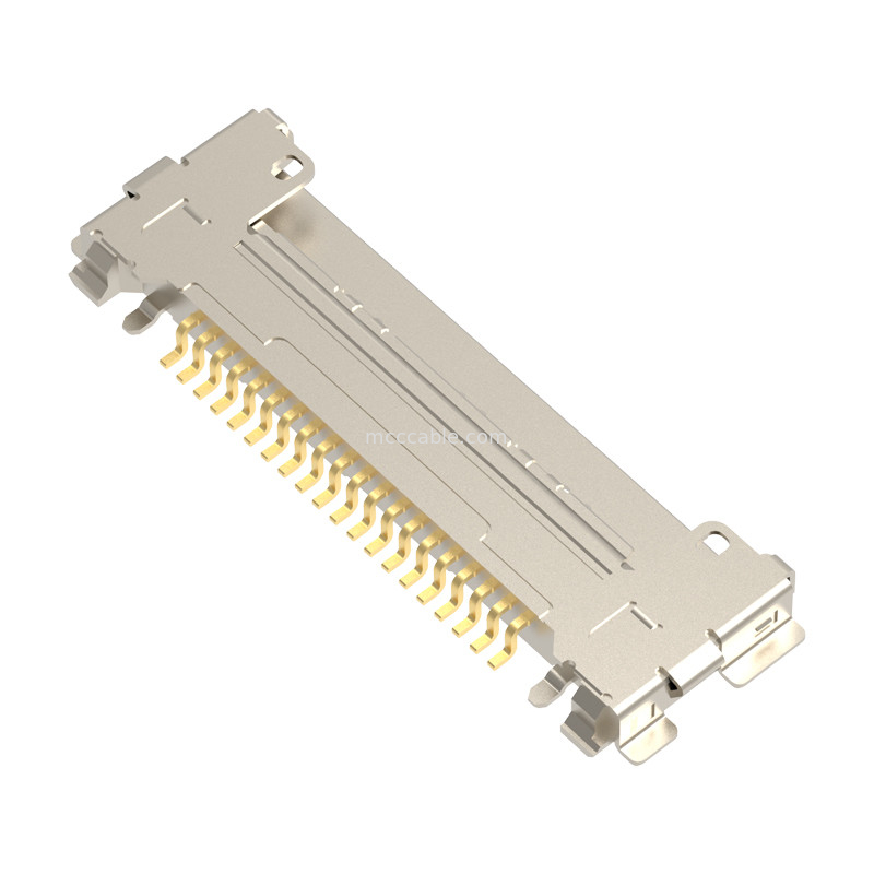 20pin 20633-220T-01S Micro Coaxial Cable 0,4 mm κλίση, οριζόντιος τύπος ζευγαρώματος