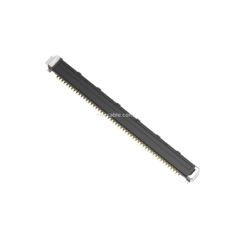 50P Lvds Micro Coax Cable 20437-050T-01 0,5 mm διάσταση, κάθετο σύνδεσμο τύπου μικροσυσσωματωτικού συνδέσμου