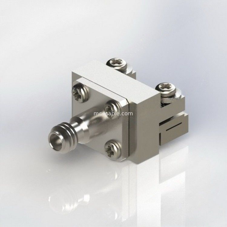 Ο ομοαξονικός συνδετήρας 1,85 διαφραγμάτων RF άκρη χιλ. Solderless τοποθετεί τον ευθύ συνδετήρα PCB RF