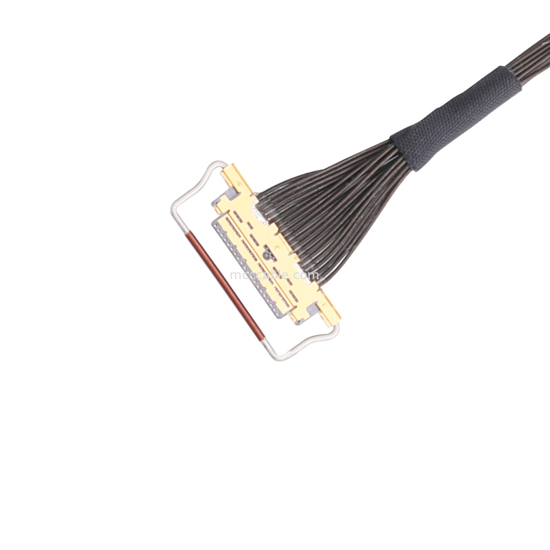 Συνέλευση 0.5mm καλωδίων cOem Lvds μικροϋπολογιστής-ομοαξονικός συνδετήρας τύπων ζευγαρώματος πισσών 20453-220t-03 οριζόντιος