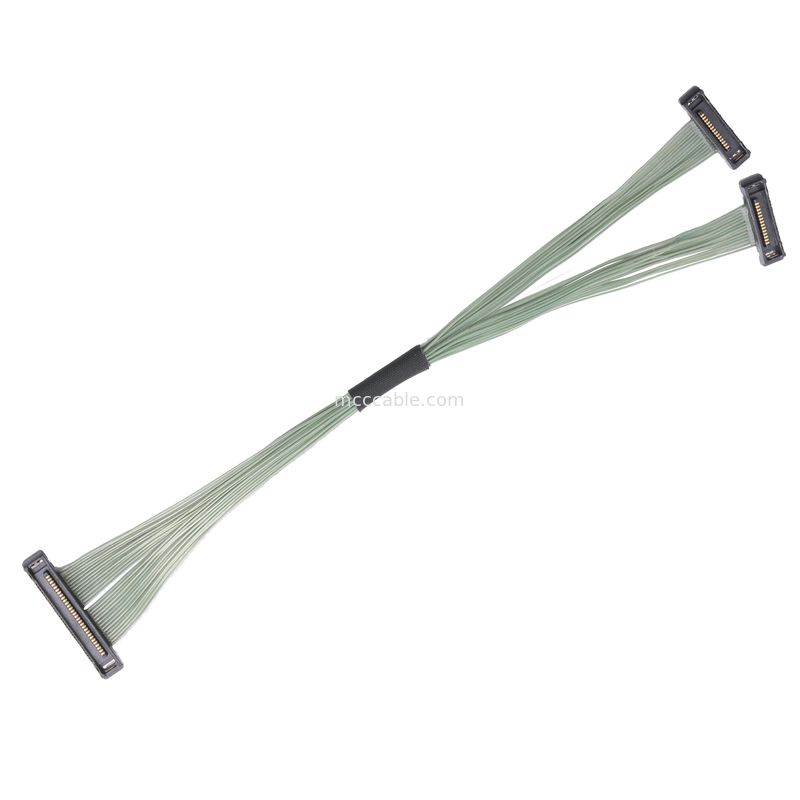 35P Micro Coaxial Cable 20380-035t-06 Lvds Connector 0.4mm Στροφή δεξιάς γωνίας