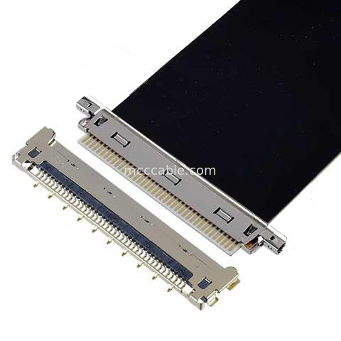 20856-030T-01 0,4mm Στροφή 30P Μικρο-Κοασιακό Καλώδιο Συγκρότημα καλώδιο Κατεύθυνση ζευγαρώματος Οριζόντια